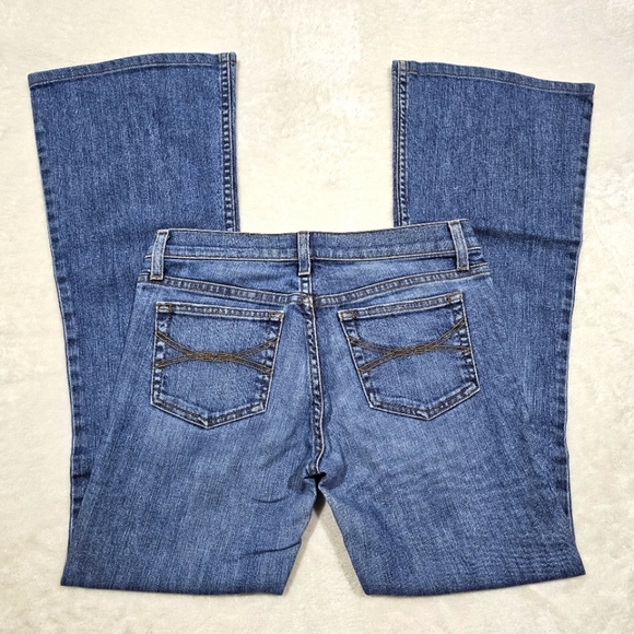 🆑️ Juicy Couture Jeans | Blue Wash Mid Rise Boot Cut Cotton Sz 27 - Picture 2 of 13